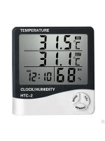 HTC-2 מודד טמפרטורה ולחות דיגיטלי  