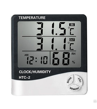 HTC-2 מודד טמפרטורה ולחות דיגיטלי  