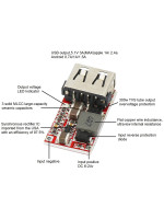DC-DC מטען ממיר לפלפון USB