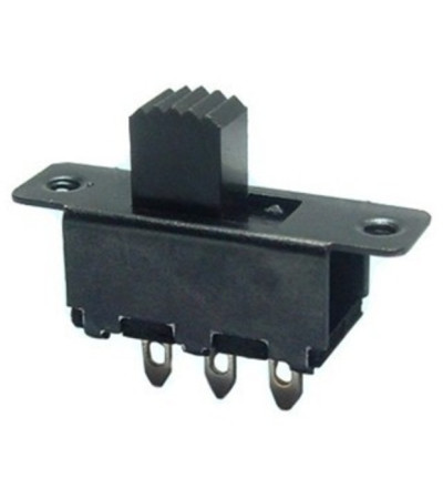 SWITCH MINI SLIDE DPDT ON/ON