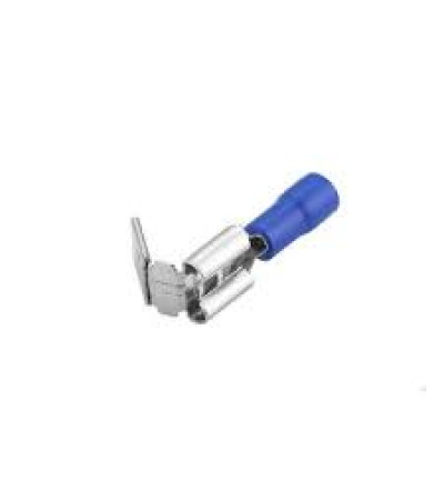 נעל כבל מבודדת נקבה+זכר כחול 6.35×0.8 מס' 68